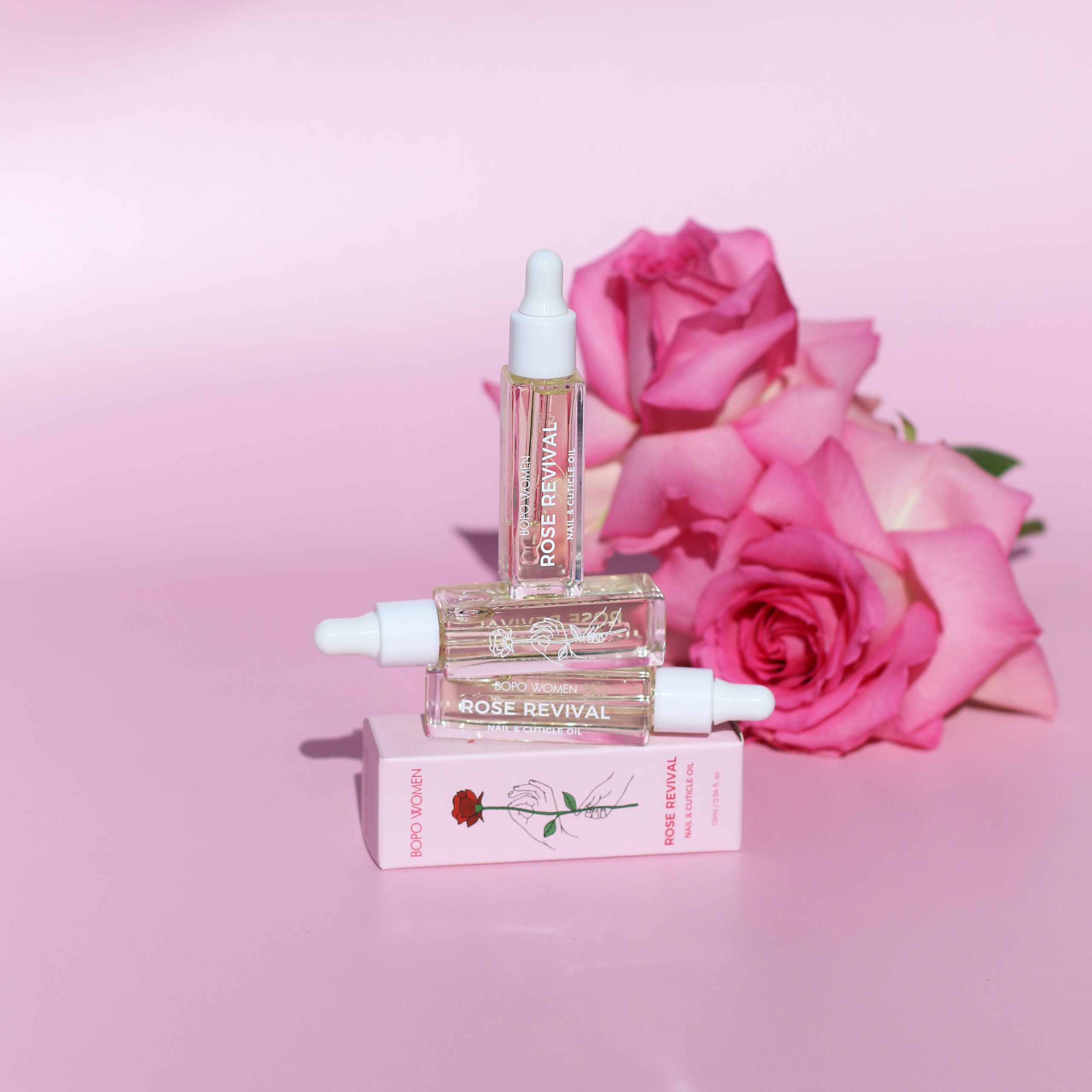 Bopo Women Rose Revival Nail & Cuticle Oil 10ml - Image 2