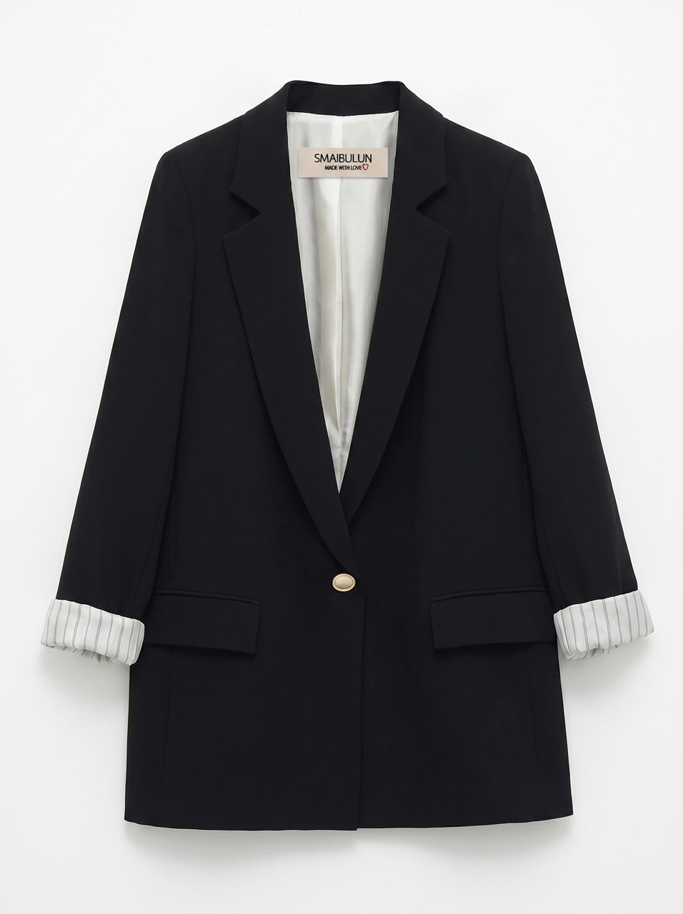 Boyfriend Blazer - Black - Image 3