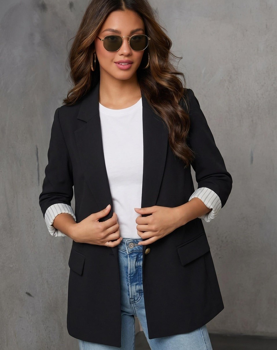 Boyfriend Blazer - Black