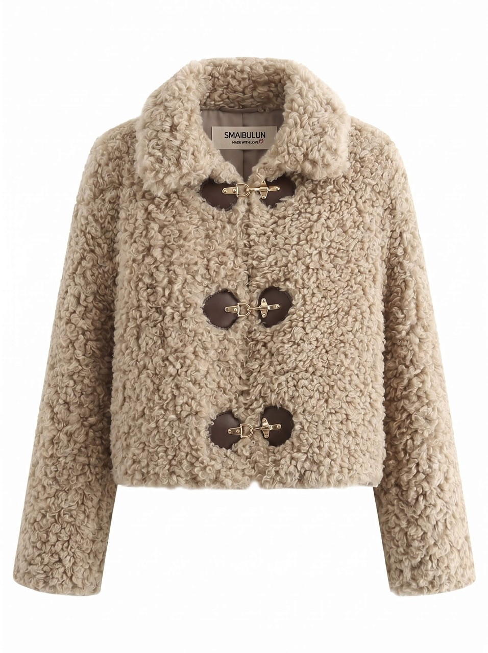 Boucle Crop Jacket - Natural - Image 2