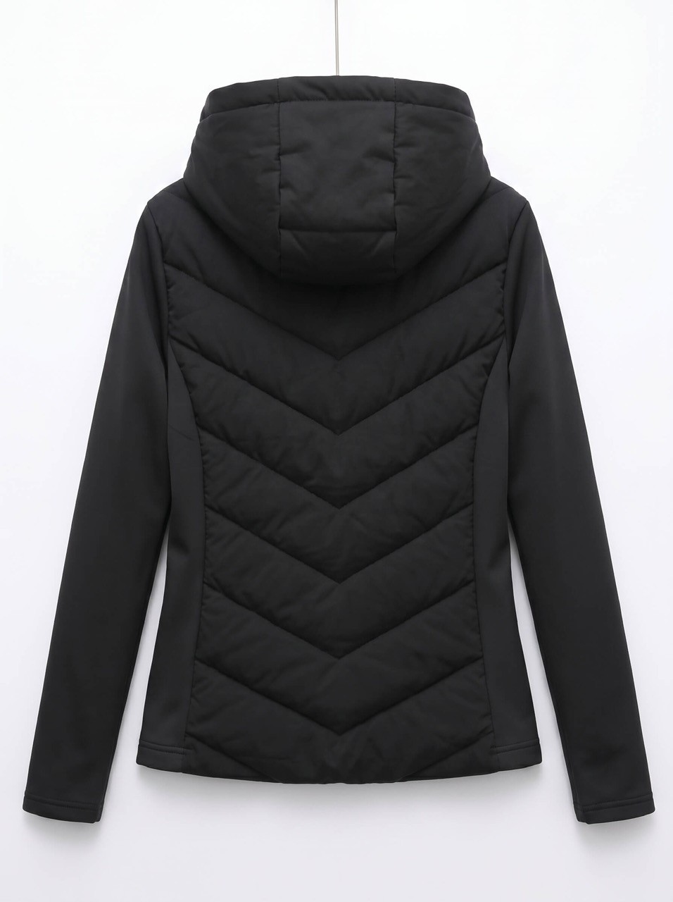 Weekend Hooded Puffa Jacket - Black - Image 3
