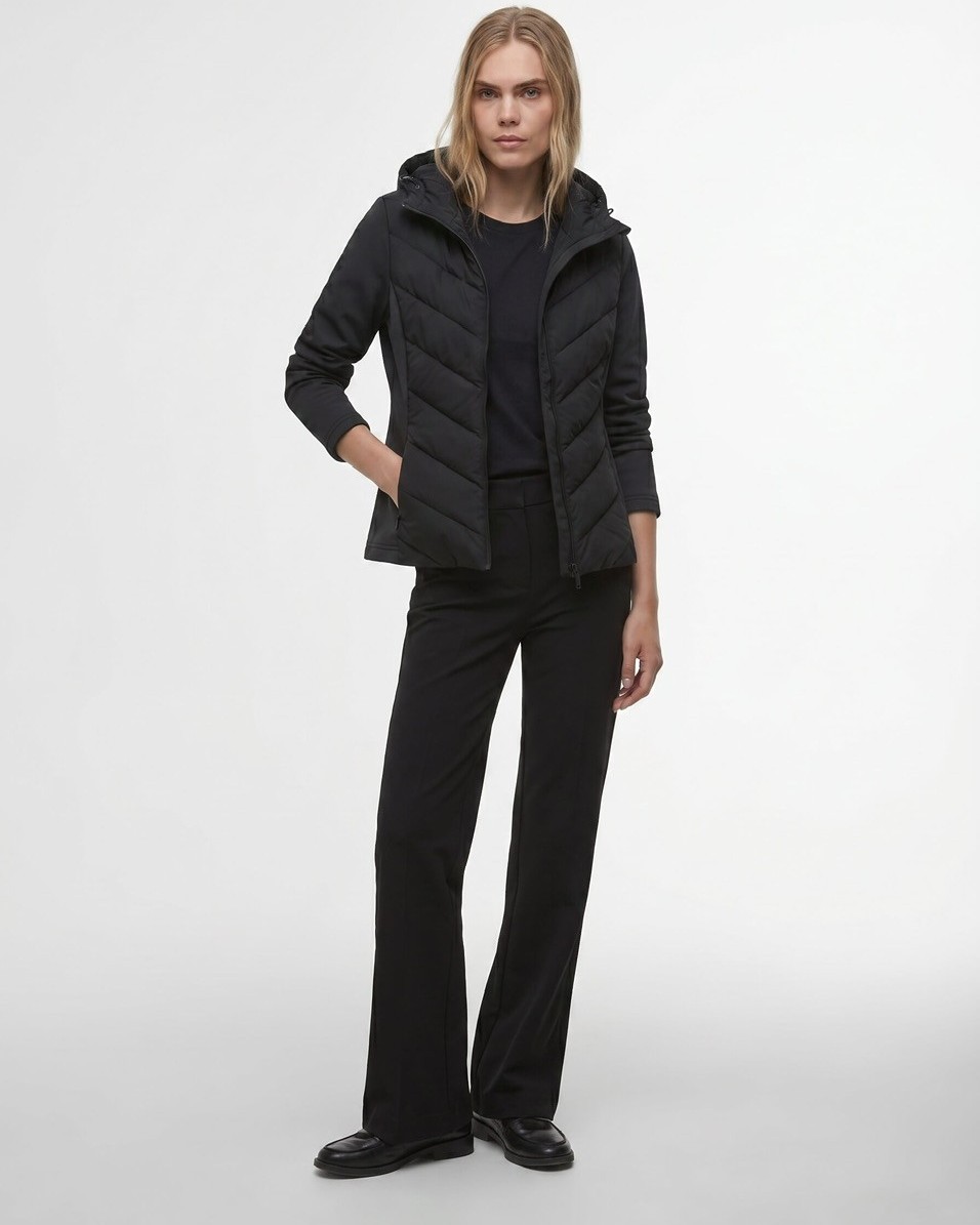 Weekend Hooded Puffa Jacket - Black