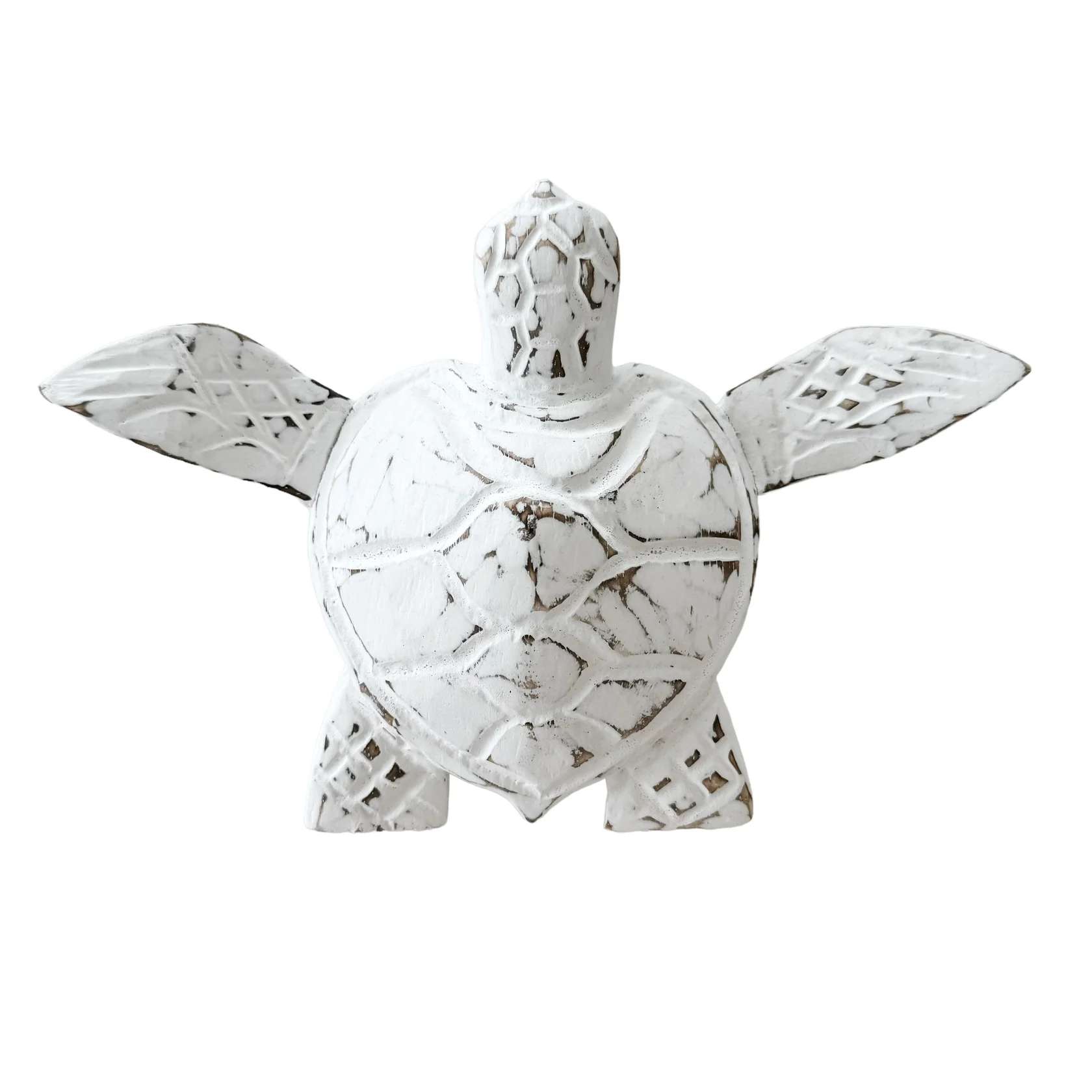 Wood Turtle White | 23cm - Image 2
