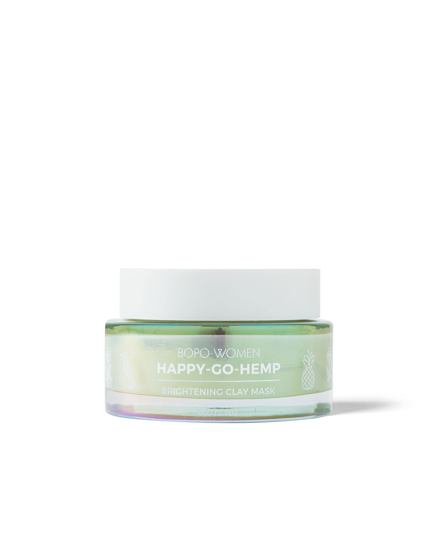 Bopo Women Clay Mask Happy-Go-Hemp 60g