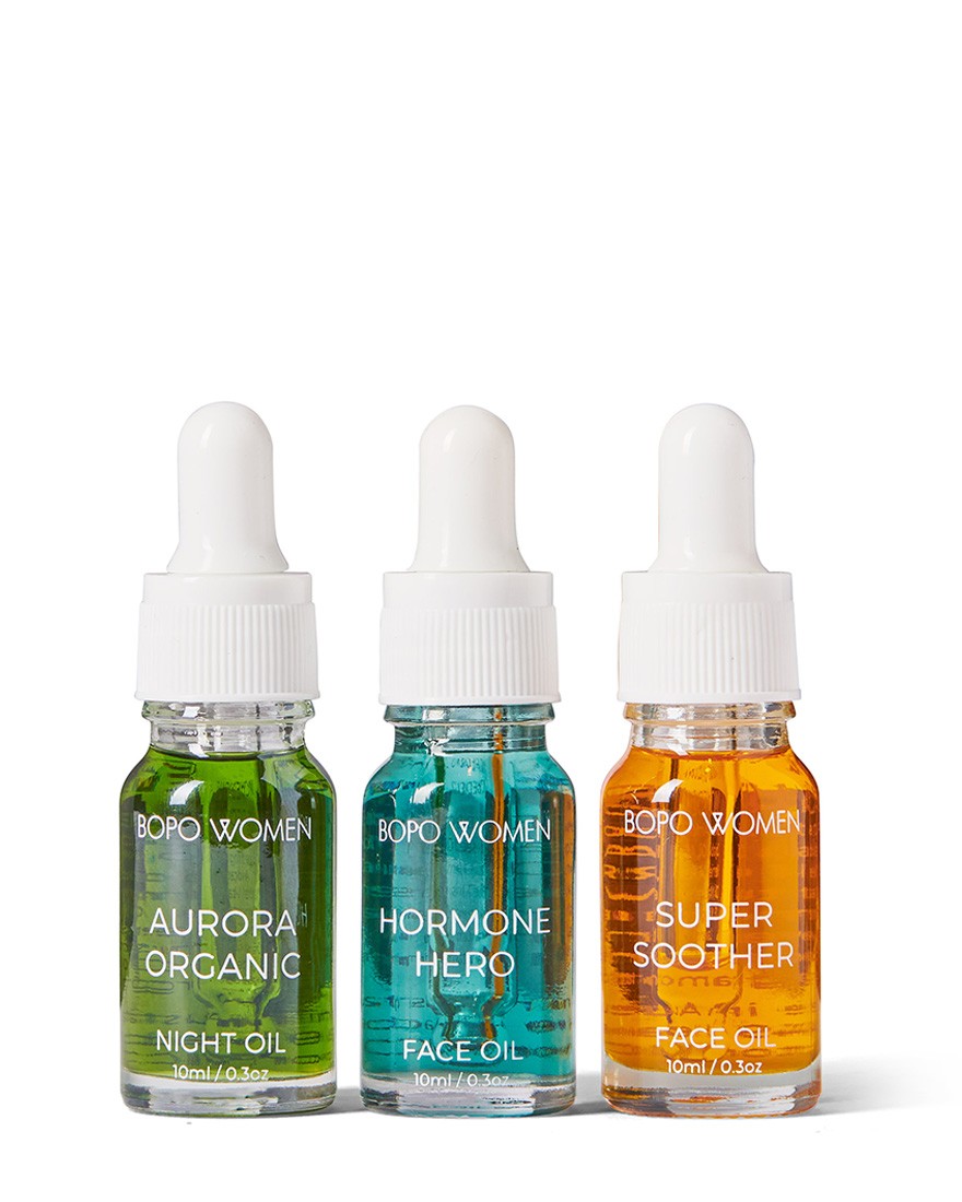 Bopo Women Mini Face Oil Trio 3x10ml