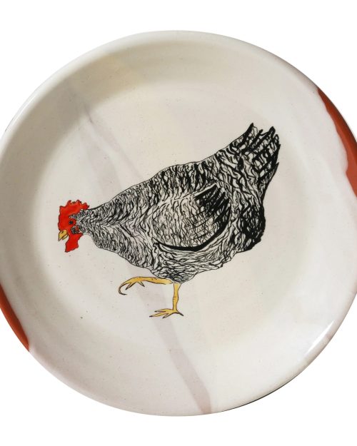 Robert Gordon Plate - Mabel x Emogens Chickens 17cm