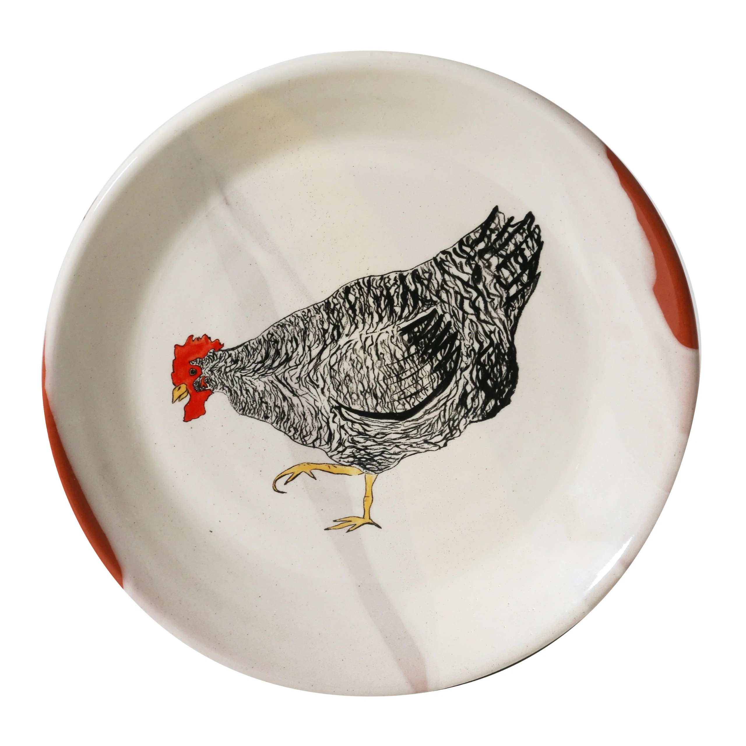 Robert Gordon Plate - Mabel x Emogens Chickens 17cm