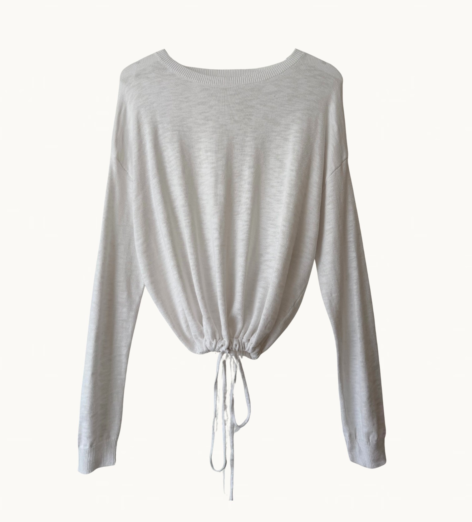 Little Lies Hailey Drawstring Top - White - Image 2