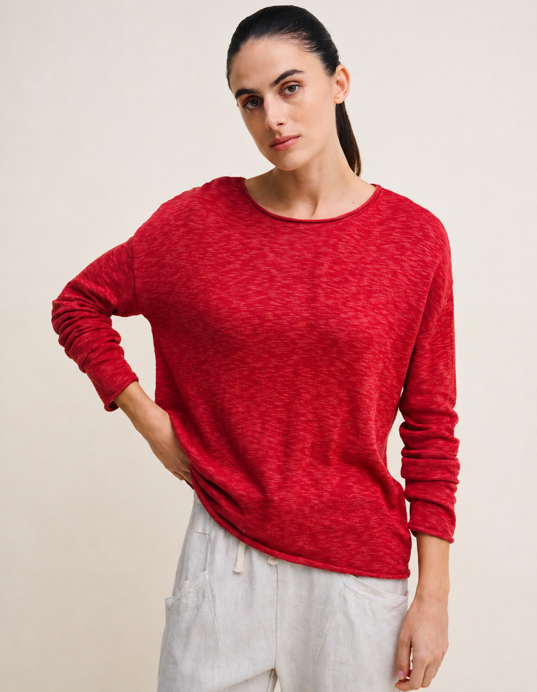 Little Lies Nellie Top - Red