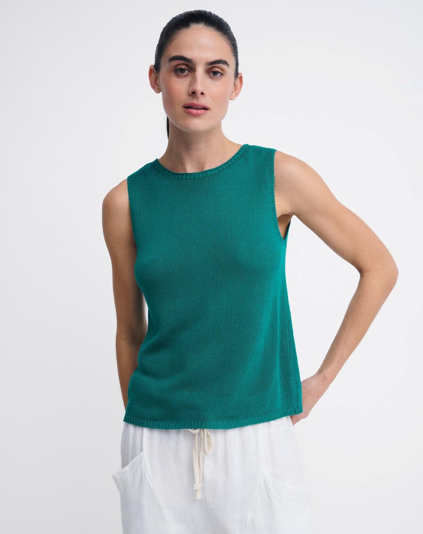 Little Lies Spring Tank - Teal