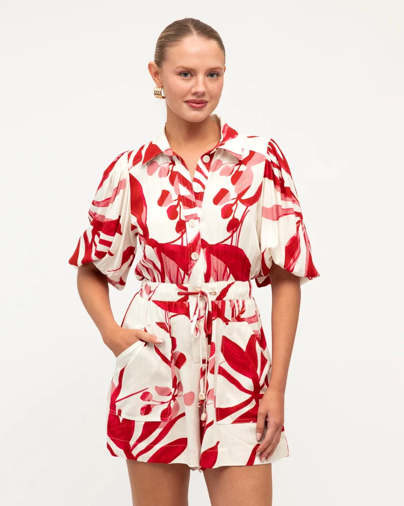 White Closet Scarlet Bloom Playsuit - Image 3