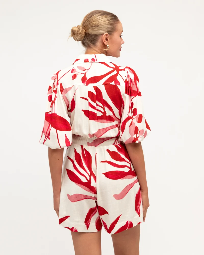 White Closet Scarlet Bloom Playsuit - Image 5
