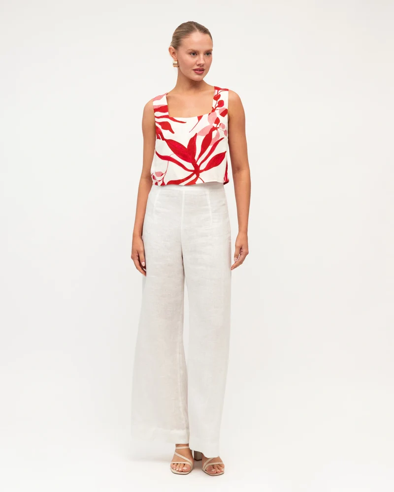 White Closet Scarlet Bloom Top - Image 5