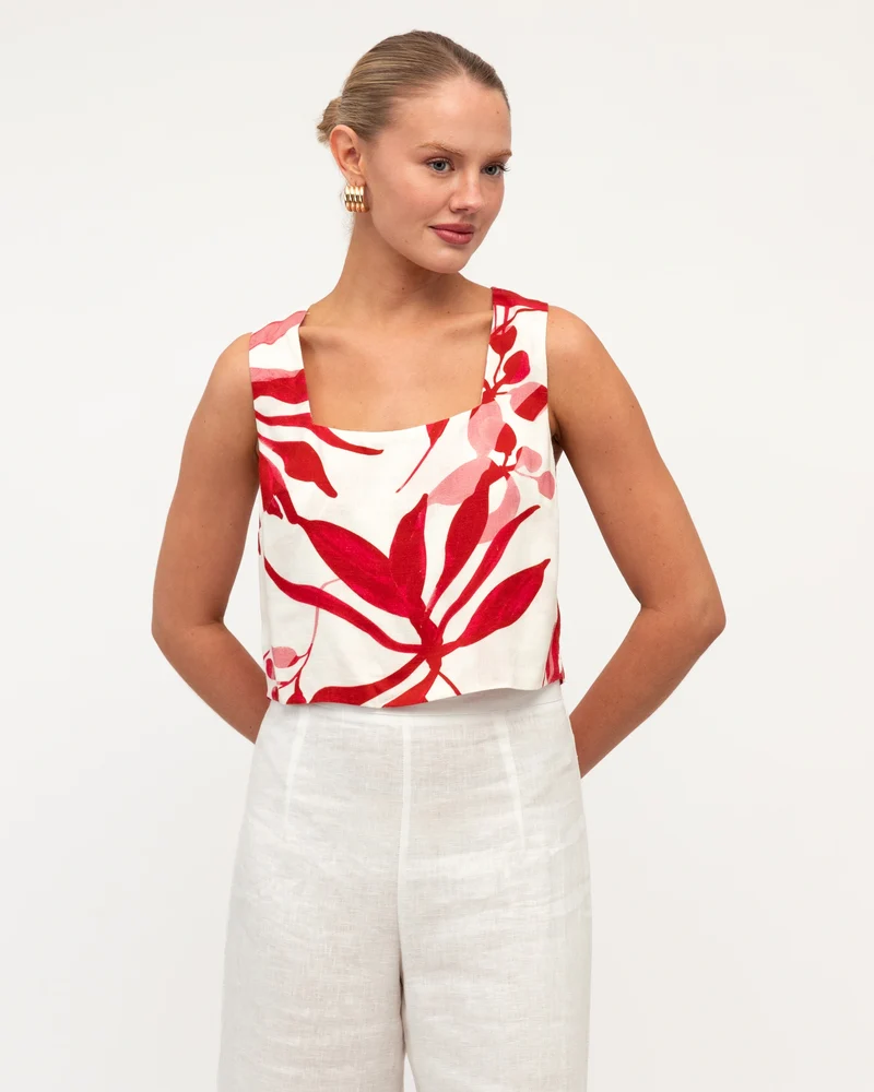 White Closet Scarlet Bloom Top - Image 4