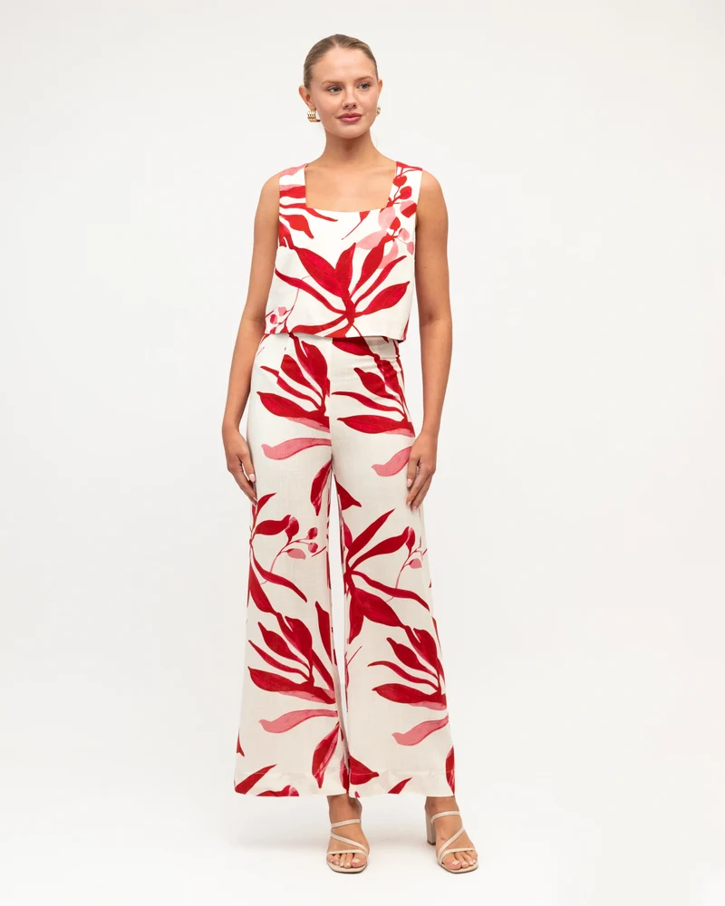 White Closet Scarlet Bloom Pants - Image 4
