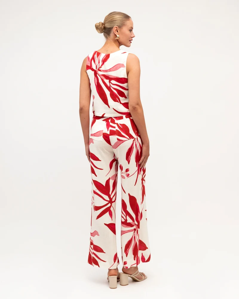White Closet Scarlet Bloom Pants - Image 3