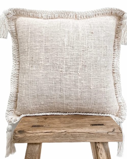Salt Tassels Cushion Cover 50x50cm
