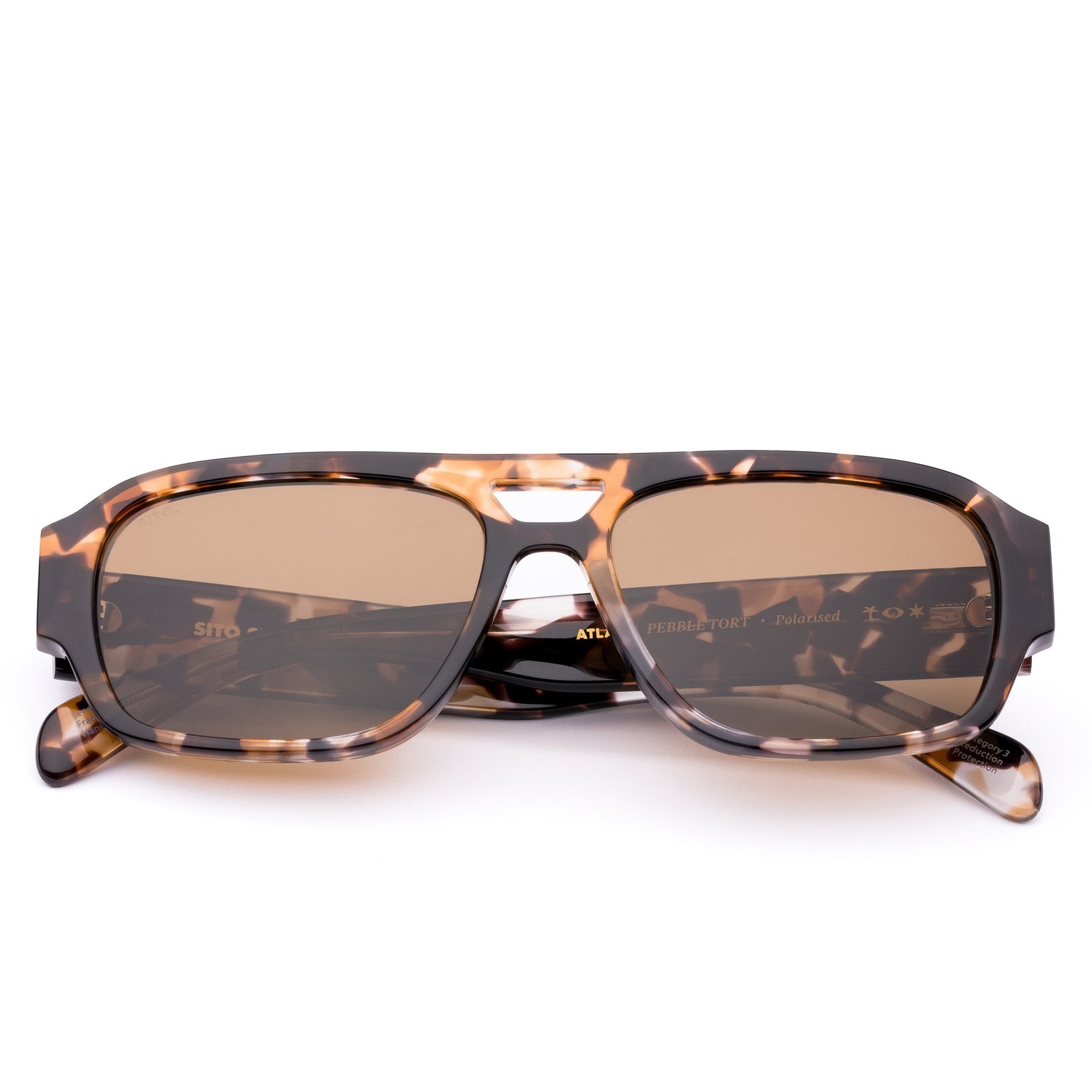 Sito Shades - Atlas - Pebble Tort/Brown Polarised