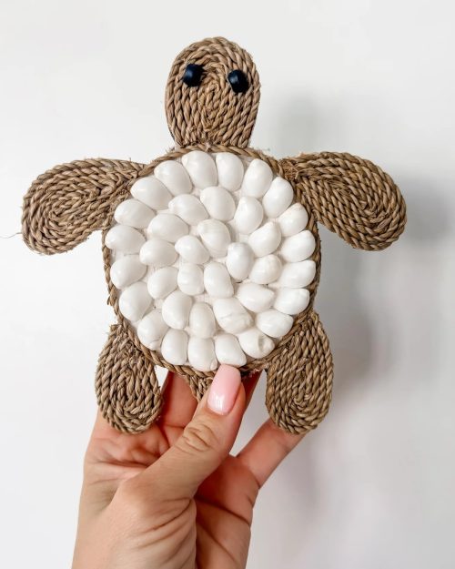 White Shell Turtle 16x16.5cm