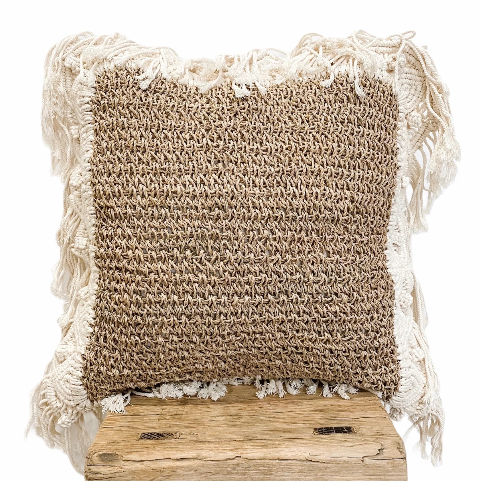 Summer Breeze Cushion Cover Seagrass 45x45cm