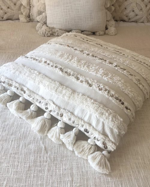 Harper Euro Cushion Cover Soft White 60 x 60cm