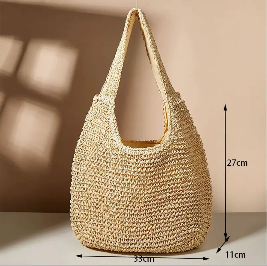 Costa Beach Bag | Blonde - Image 3