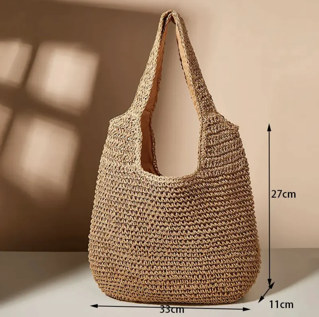 Costa Beach Bag | Brown - Image 3
