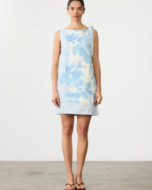 Little Lies Delphinè Linen Dress