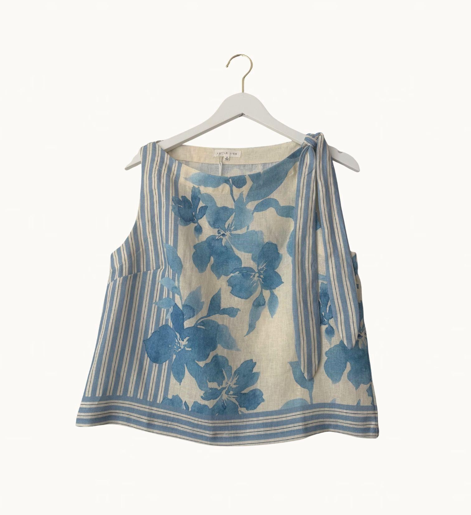 Little Lies Delphinè Linen Cami - Image 2
