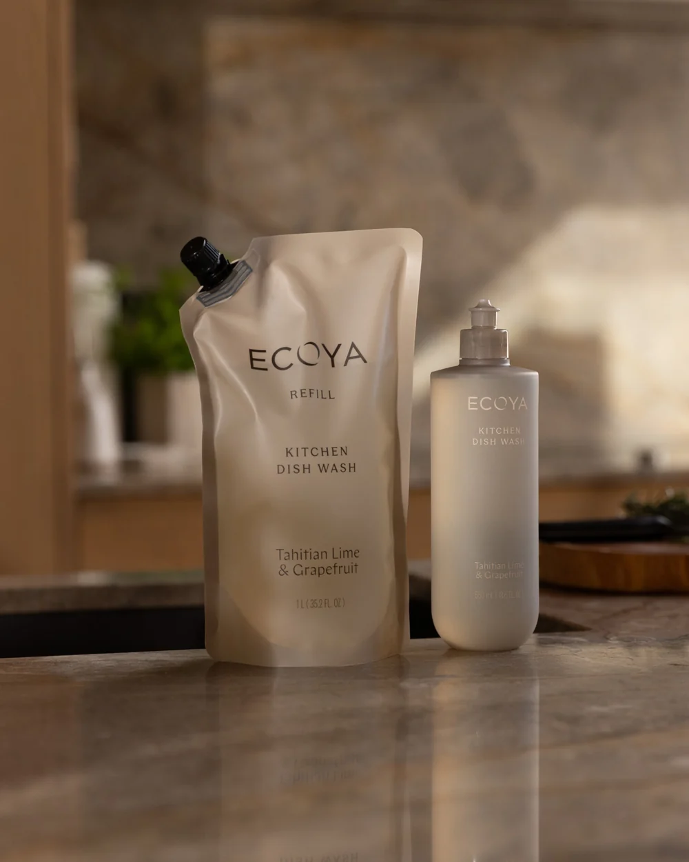 Ecoya Kitchen Dish Wash 550ml - Tahitian Lime & Grapefruit - Image 3