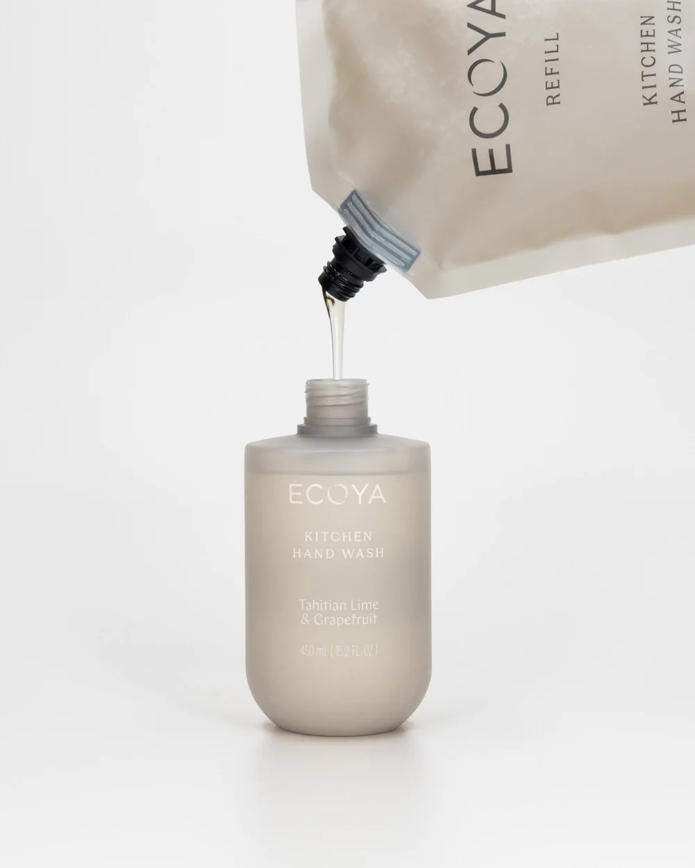 Ecoya Kitchen Hand Wash Refill 1L - Tahitian Lime & Grapefruit - Image 2