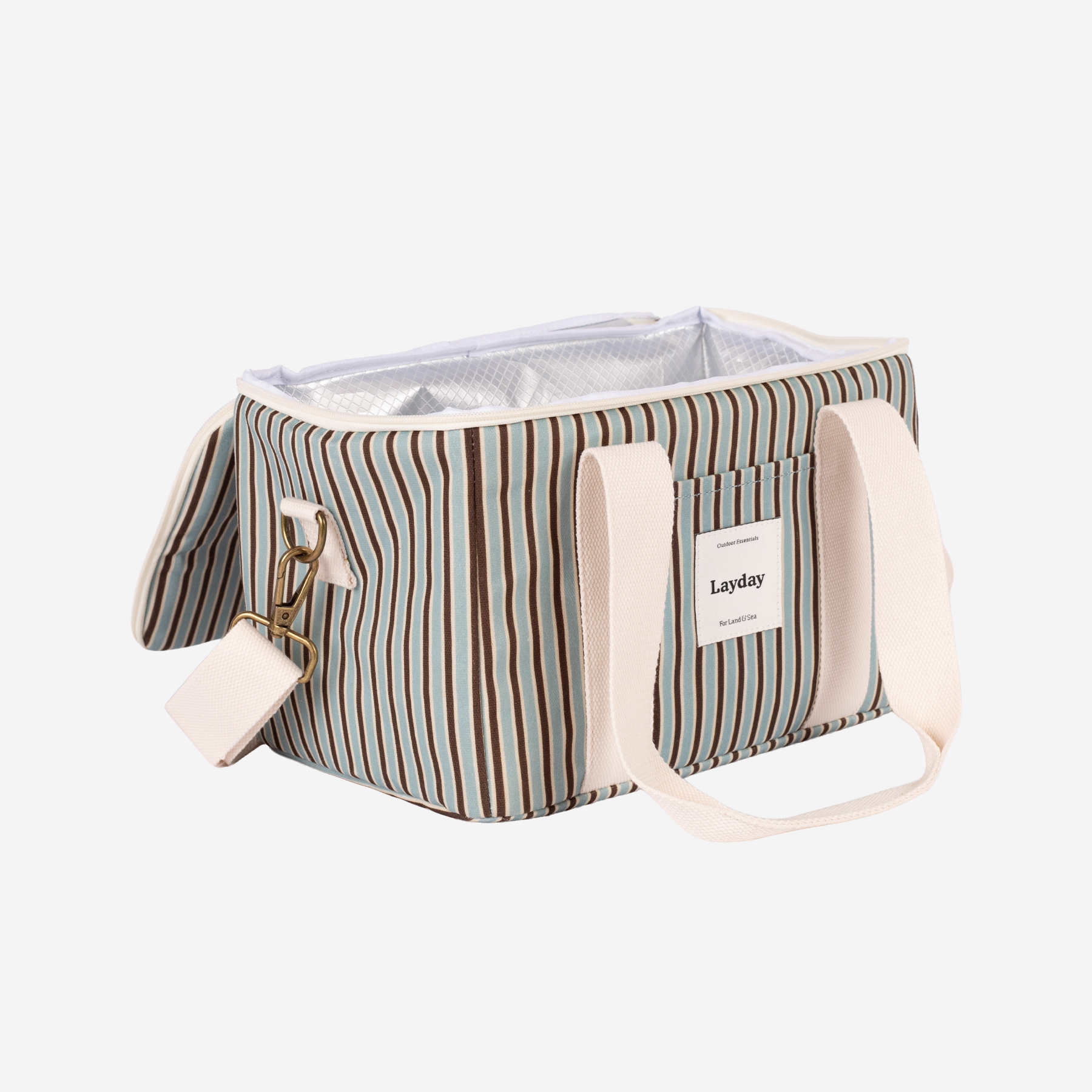Layday Voyage Cooler Bag - Sky Blue/Mocha - Image 2