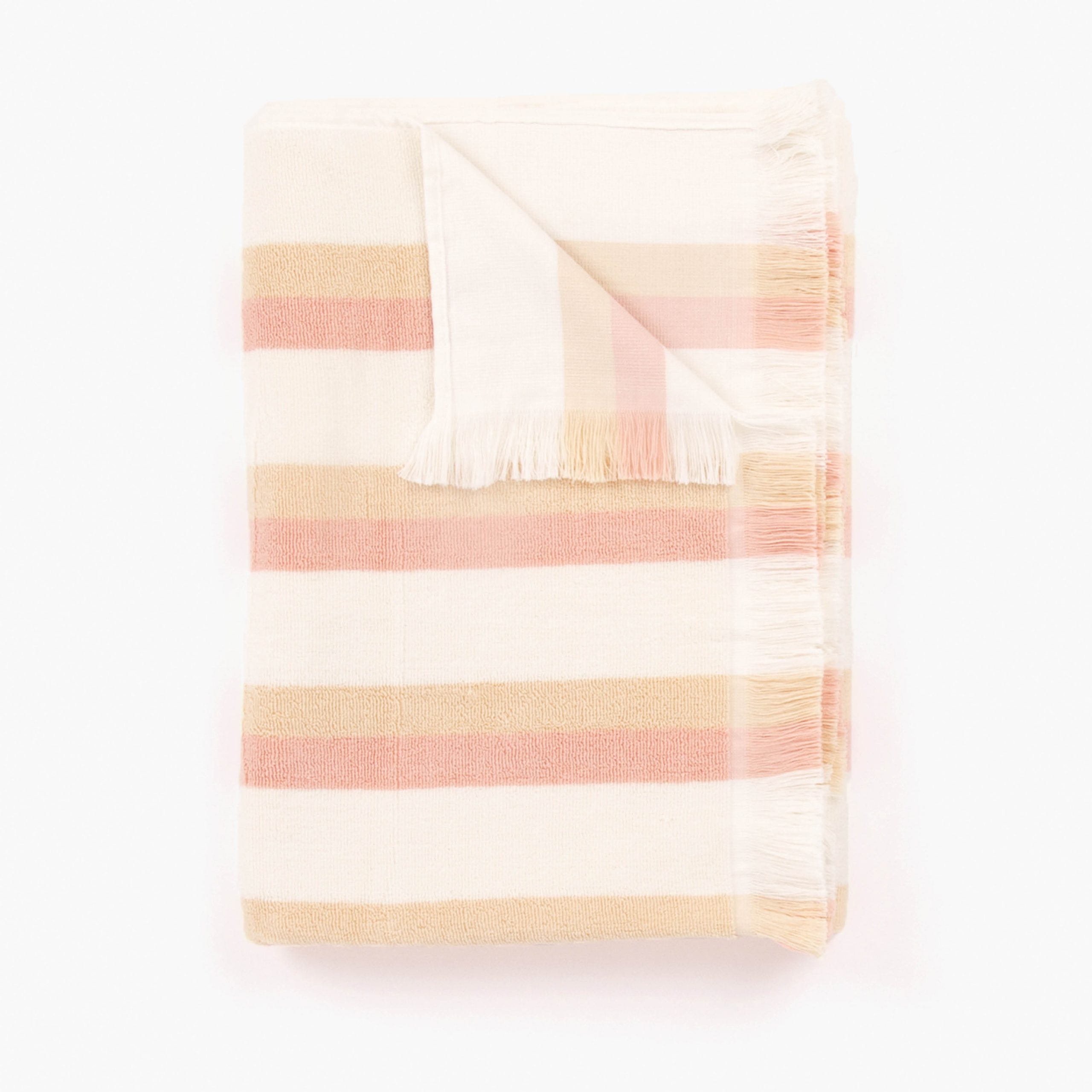 Layday Shallows Beach Towel - Peach - Image 2