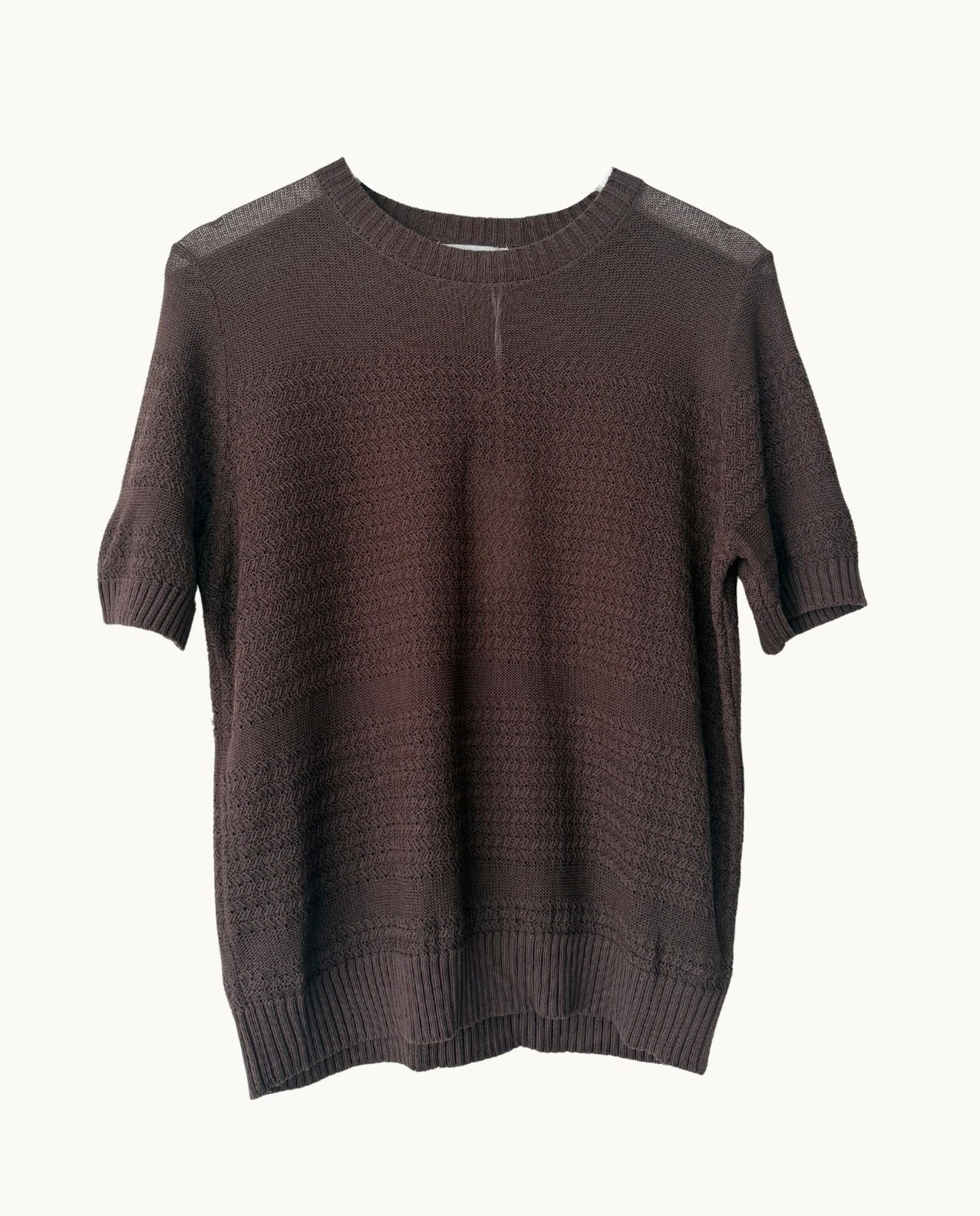 Little Lies Maddie Knit Tee - Chocolate