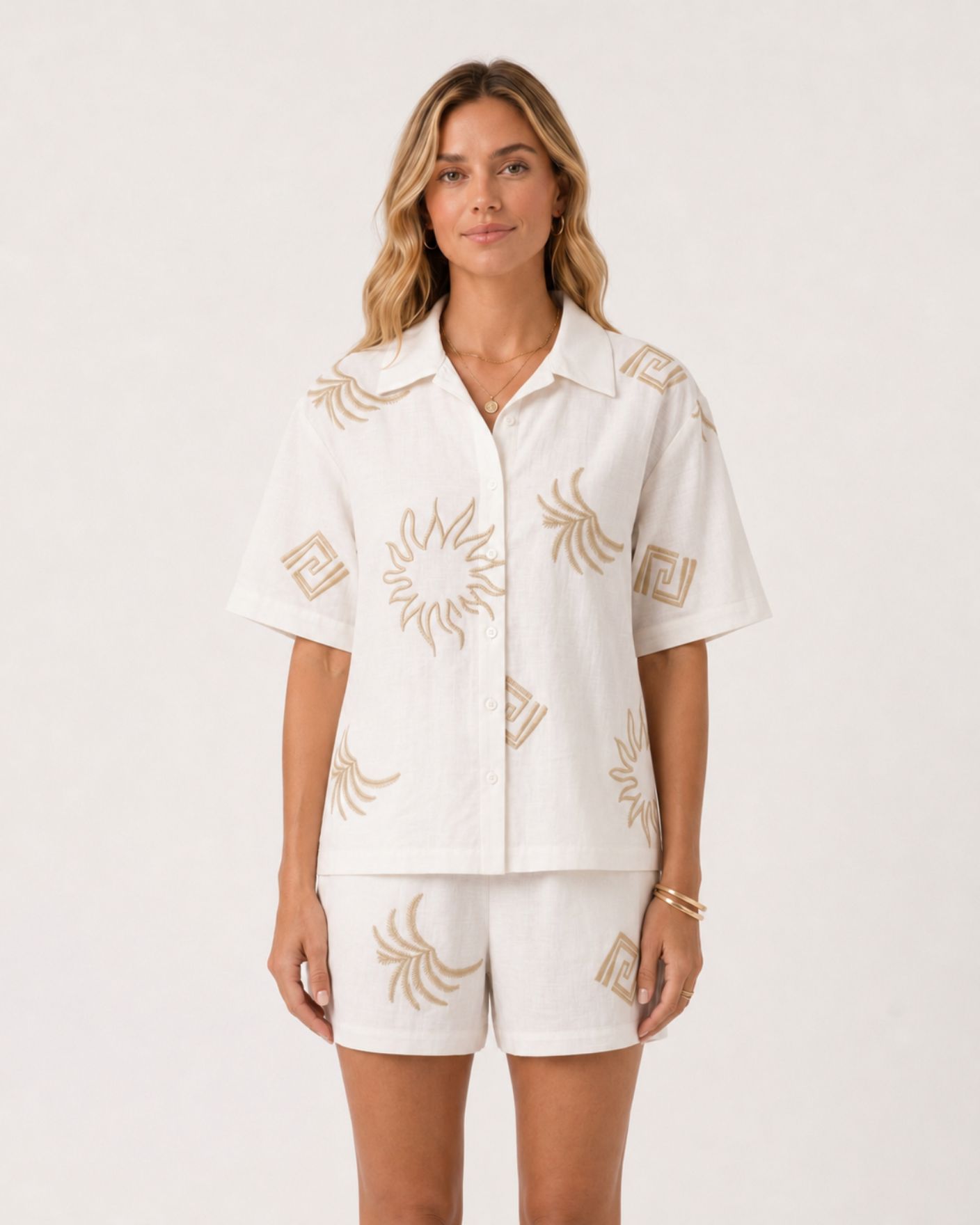 Sun Two-Piece Set - White - Image 2