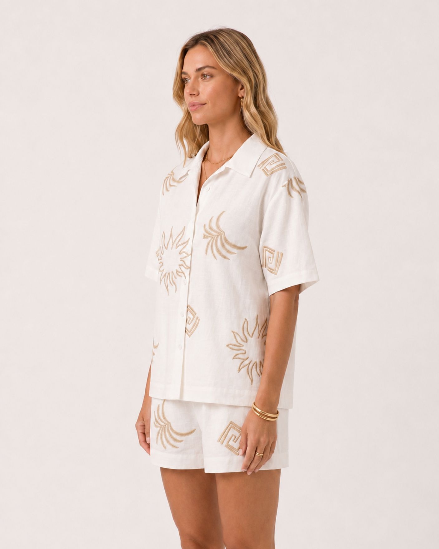 Sun Two-Piece Set - White - Image 3