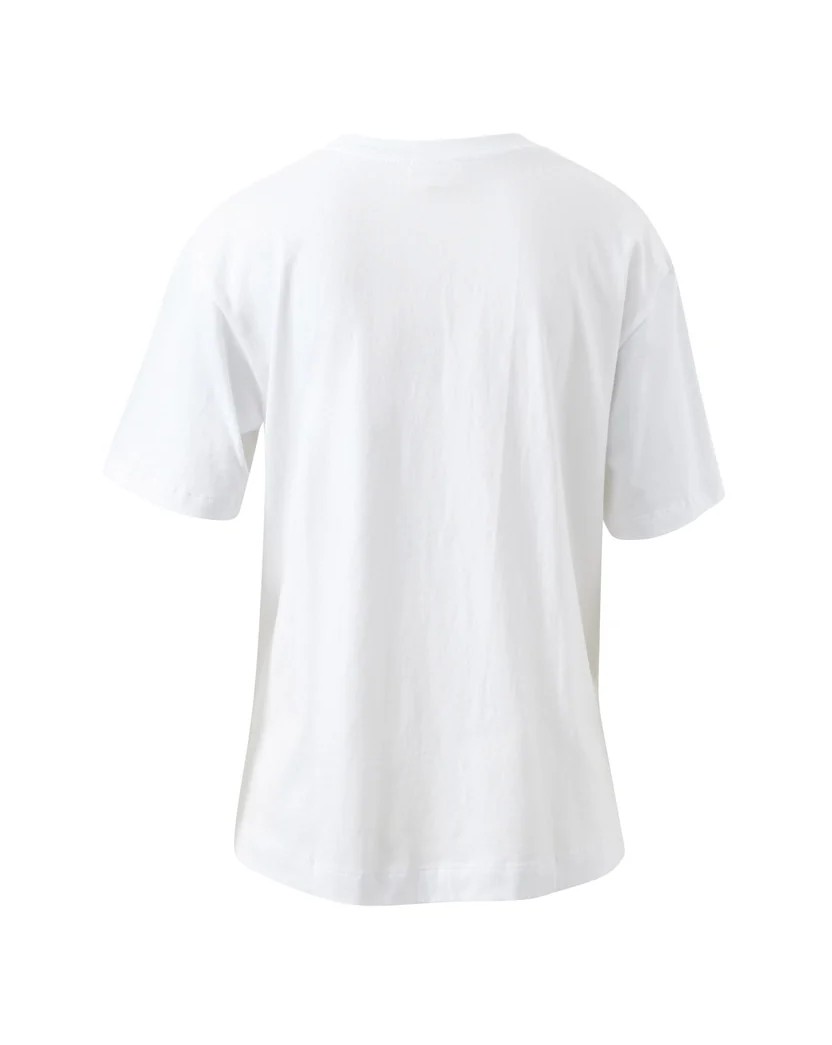 Stevie Slouchy Tee - White/Ceres Flora - Image 3