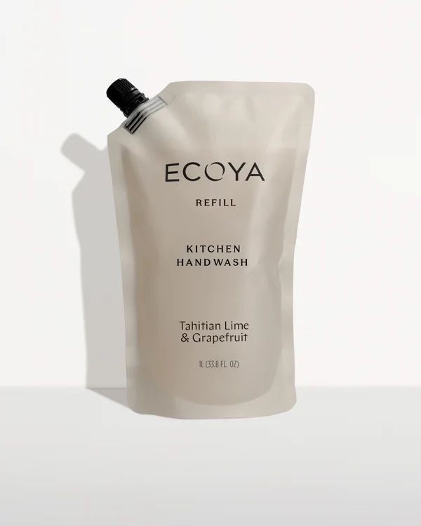 Ecoya Kitchen Hand Wash Refill 1L - Tahitian Lime & Grapefruit