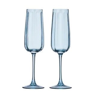 Studio Glass Flute Denim Set 2