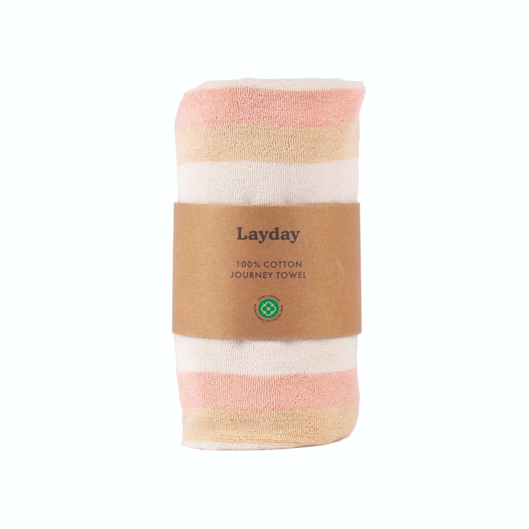 Layday Shallows Beach Towel - Peach