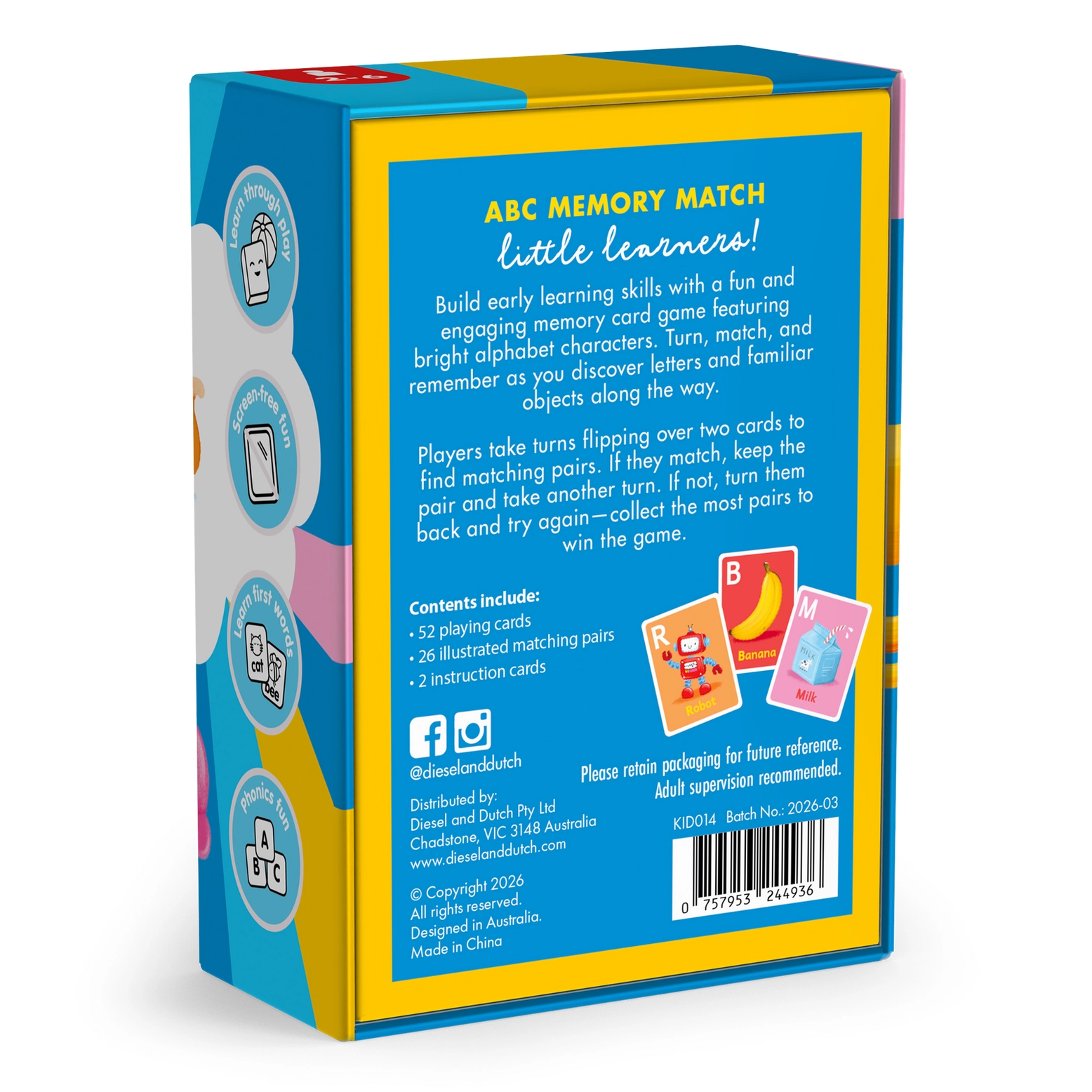 Kids - ABC Memory Match Game - Image 2