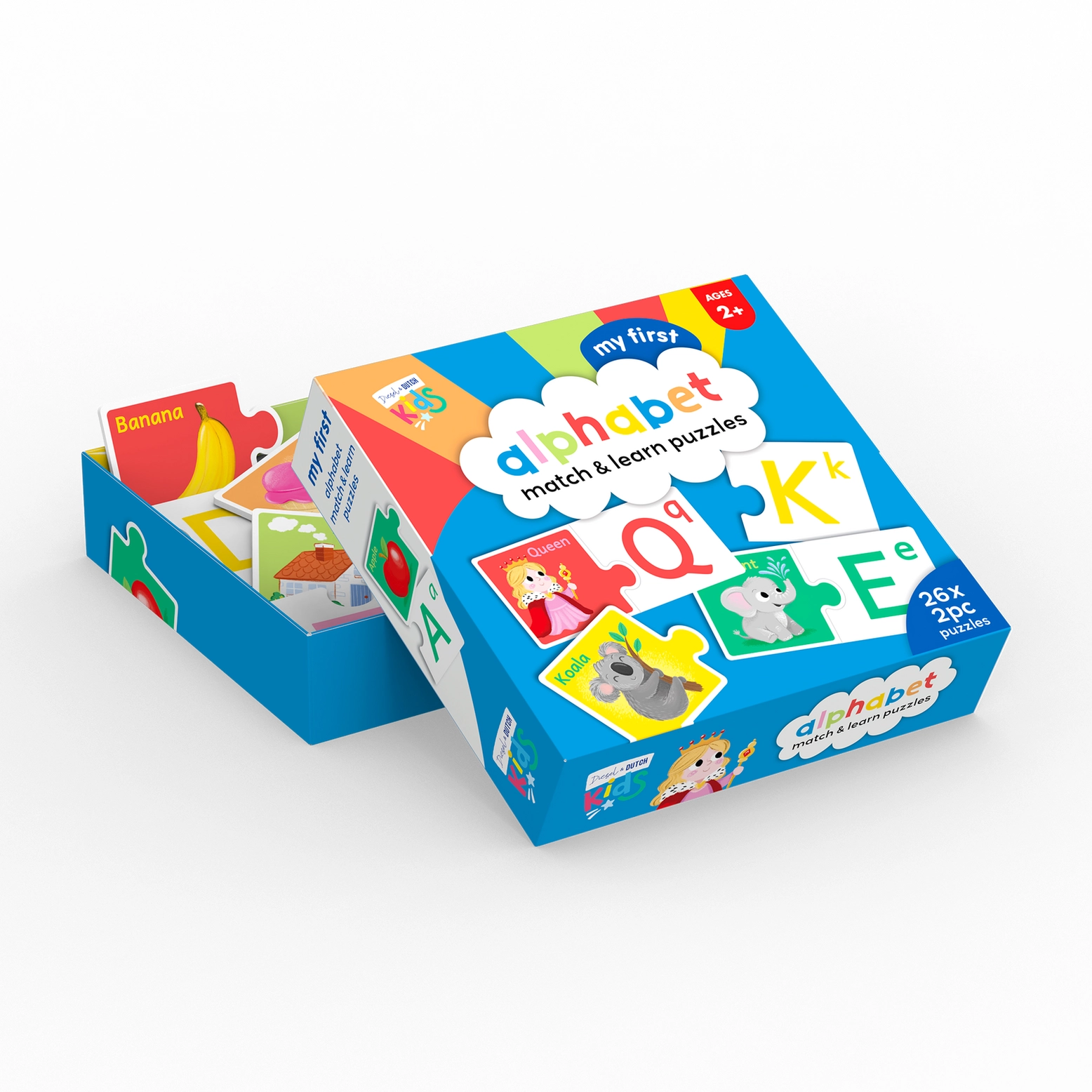 Kids Alphabet Match & Learn 52pc Puzzle - Image 3