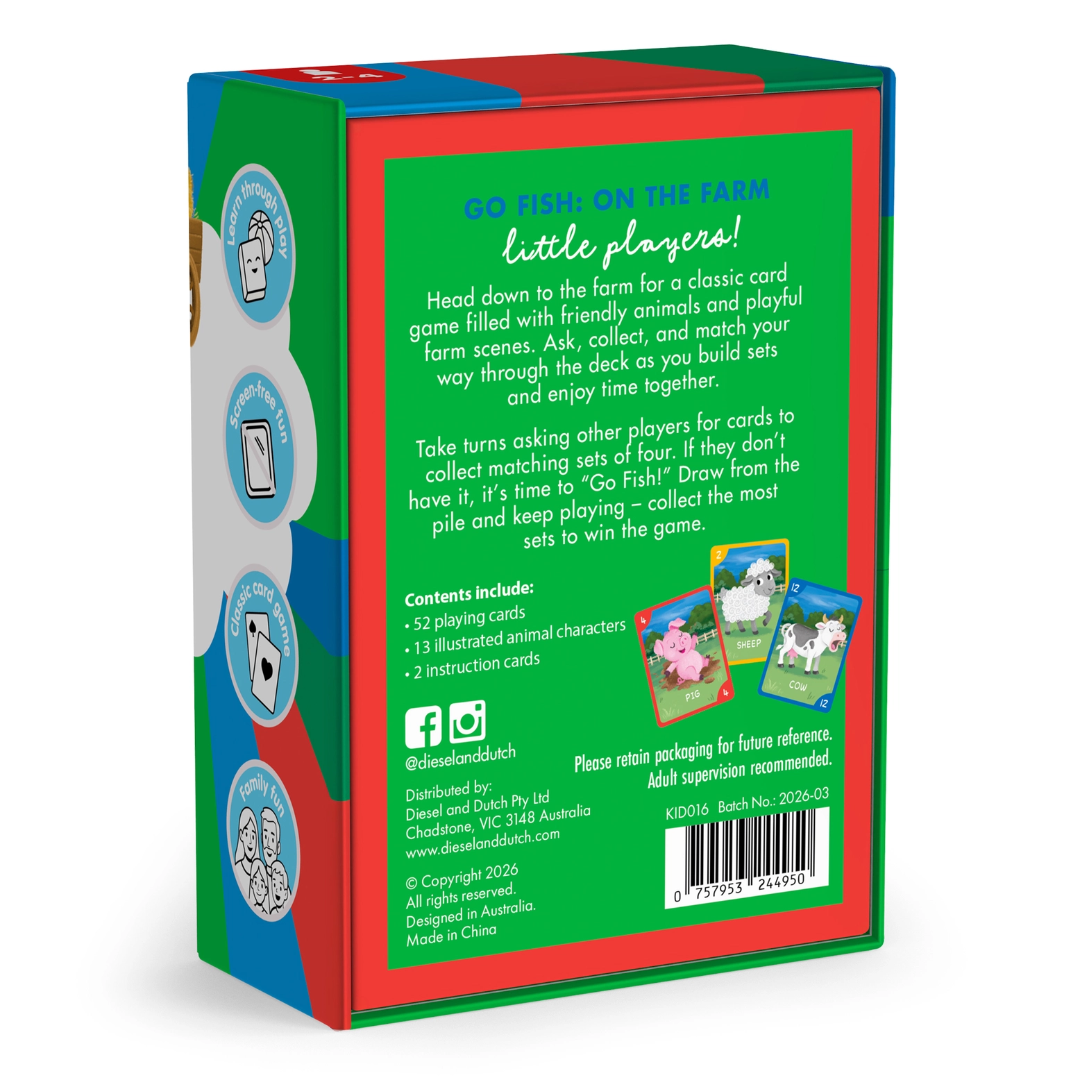 Kids - Go Fish On the Farm Game - Image 2