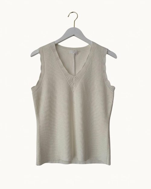 Little Lies Leila Knitted Top - Milk