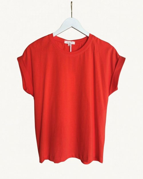 Little Lies Rhodes Tee - Orange Peel