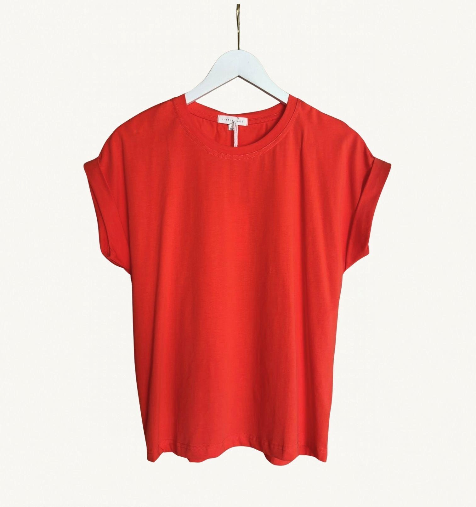 Little Lies Rhodes Tee - Orange Peel