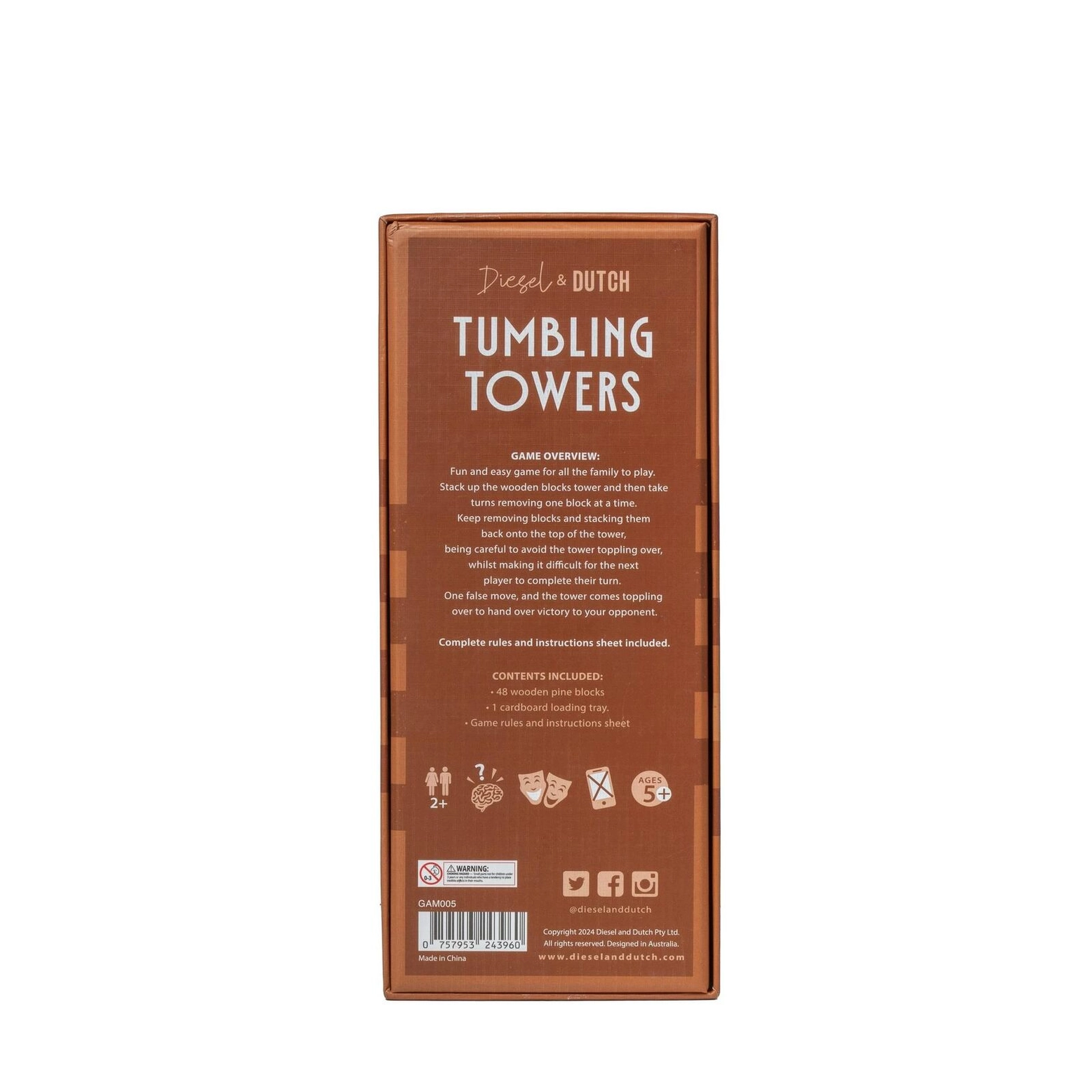 Tumbling Towers Game Set - Image 4