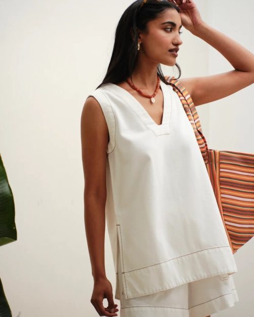 Winnie Tunic - Fresh Ecru