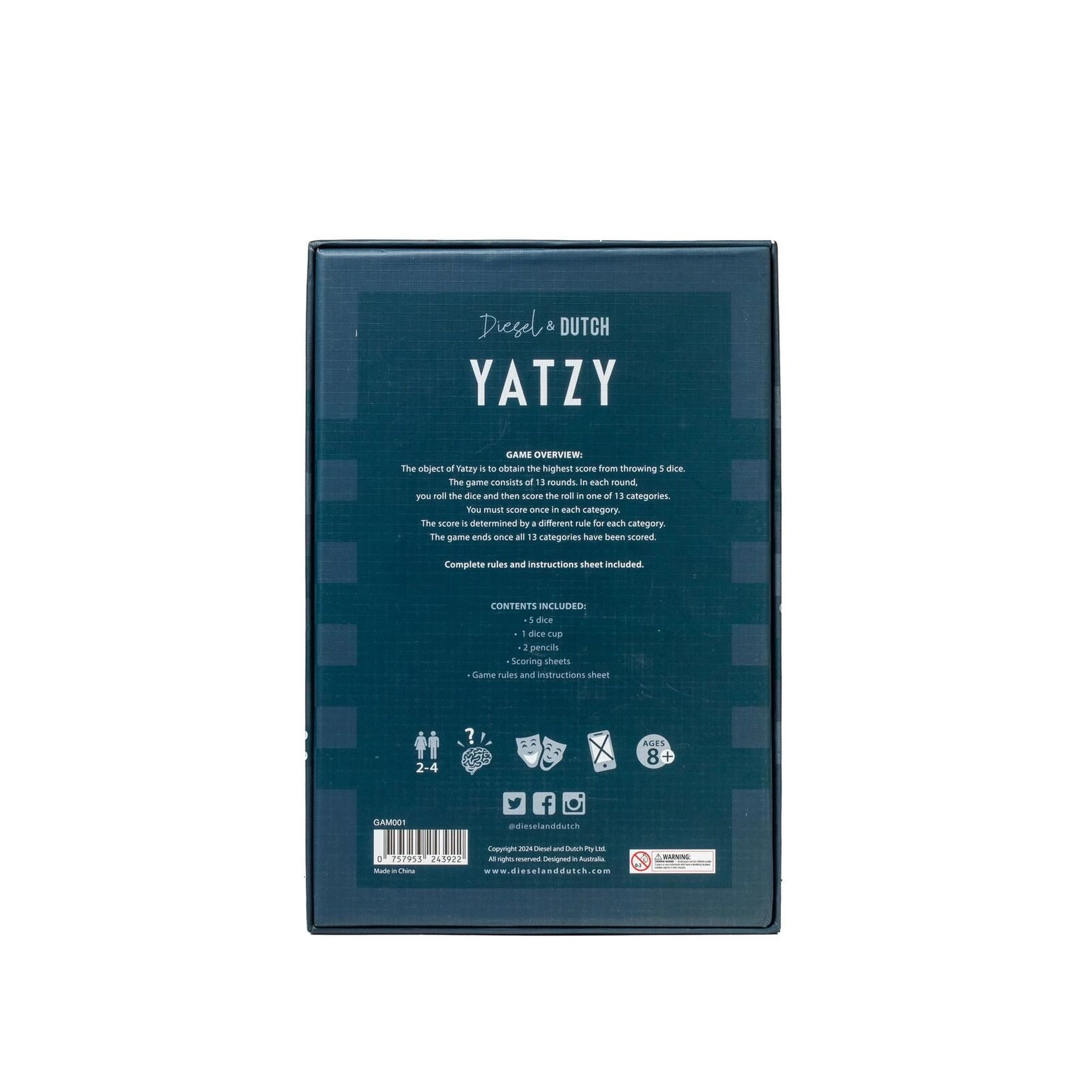 Yatzy Dice Game Set - Image 2