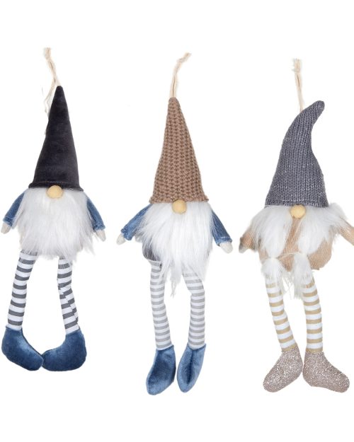 Xmas Santa Hanger Fabric 28cm